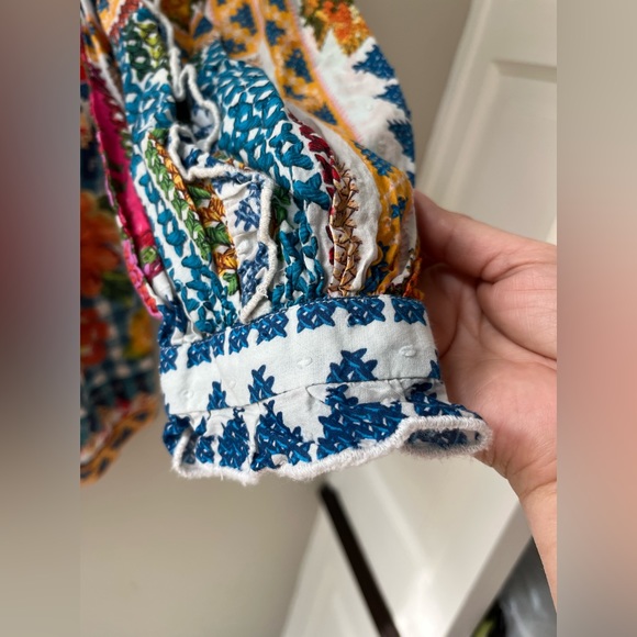 🦋FARM RIO SUMMER STITCHES ROMPER M - Picture 5 of 6